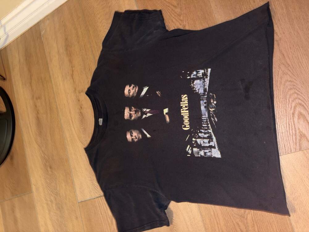 Gildan Goodfellas Mafia Movie Poster Graphic T-Shirt - Large